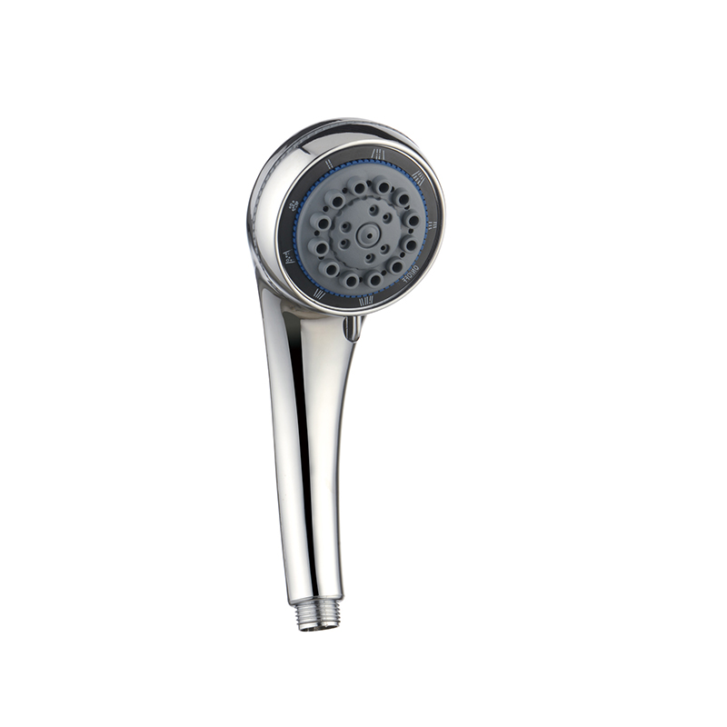Cabezal de ducha de lluvia de mano de plástico ABS para el baño de 8 funciones de diseño moderno