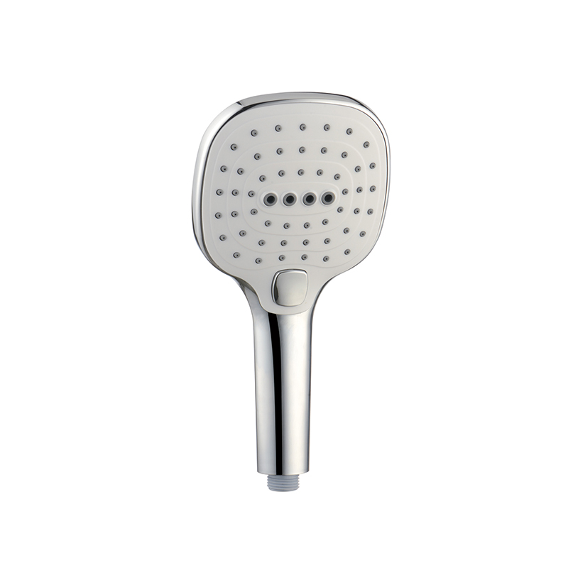 Cabezal de ducha de spa de alta presión de ducha de mano de 3 configuraciones con botón de interruptor