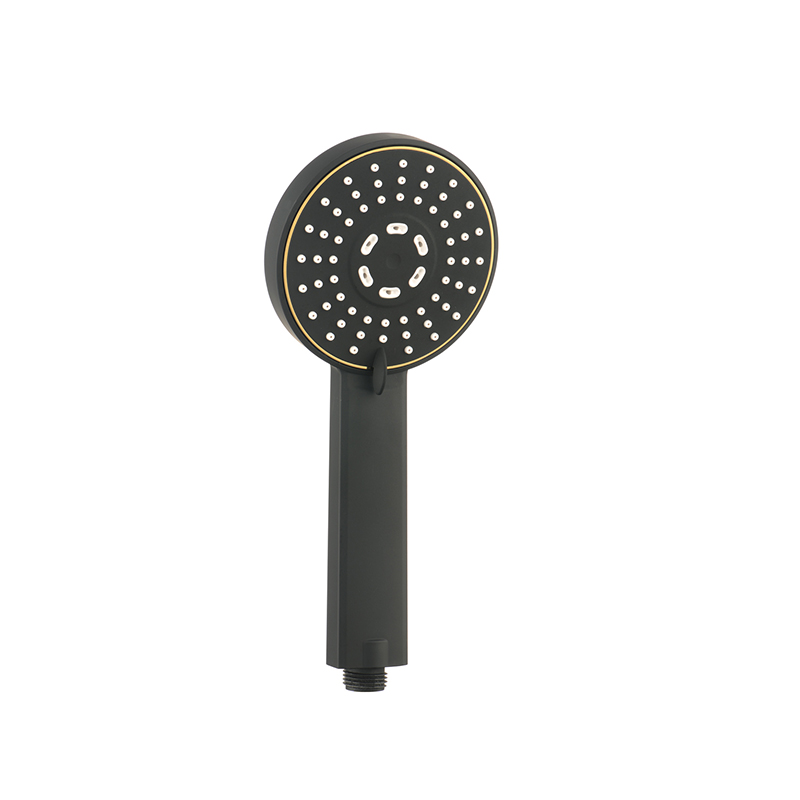 Cabezal de ducha ABS negro Ducha de baño para el hogar Calentador de agua Cabezal de ducha